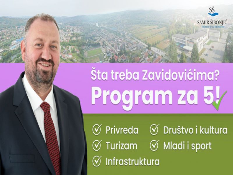 Samir Šibonjić predstavio program kao kandidat za Općinskog načelnika